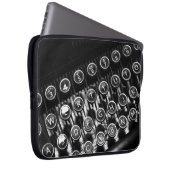 Vintage Schreibmaschine Laptopschutzhülle (Vorne Rechts)