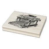 Vintage Schreibmaschine Lithograph Gummistempel (Stempel)