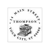 Vintage Schreibmaschine Lithograph Gummistempel (Prägung)