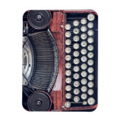 Vintage Schreibmaschine Magnet (Vertikal)