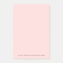 Vintage-Schreibmaschine Minimal Cream Design Post-it Klebezettel
