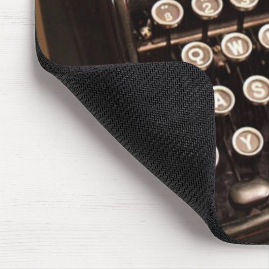 Vintage Schreibmaschine Mousepad (Ecke)