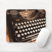 Vintage Schreibmaschine Mousepad (Mit Mouse)