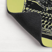 Vintage Schreibmaschine Mousepad (Ecke)