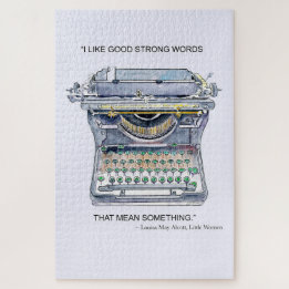 Vintage Schreibmaschine Puzzle