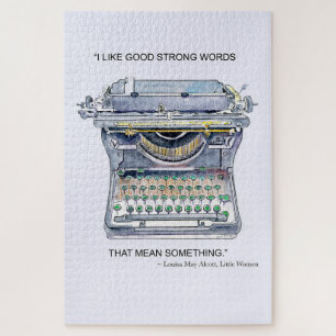 Vintage Schreibmaschine Puzzle