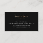 Vintage Schreibmaschine, Schriftsteller Visitenkarte (Rückseite)