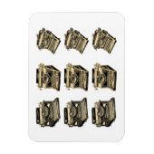 Vintage Schreibmaschinen Magnet (Vertikal)