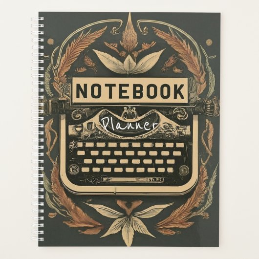 Vintage Schreibmaschinenabdeckung Planer (Vorderseite)