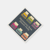 Vintage Schreibmaschinenbücher - Eigene Einführung Serviette (Ecke)