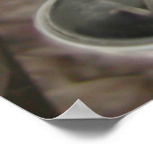 Vintage Schreibmaschinentasten "I Liebe You" Poster (Ecke)