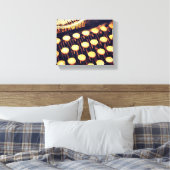 Vintage Schreibmaschinentasten überpackt Canvas Leinwanddruck (Insitu (Schlafzimmer))