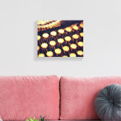 Vintage Schreibmaschinentasten überpackt Canvas Leinwanddruck (Insitu (Wohnzimmer))