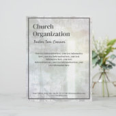 Vintage Schreibschrift der religiösen Organisation Briefbogen (Stehend Vorderseite)