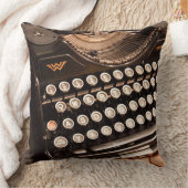 Vintage Schreibtischtasten-Kopfkissen Kissen (Decke)