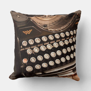 Vintage Schreibtischtasten-Kopfkissen Kissen