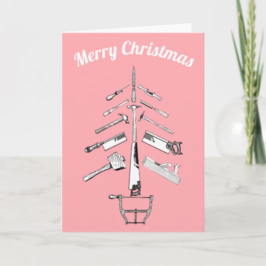 Vintage Schreinerkarte Karte (Vorderseite)