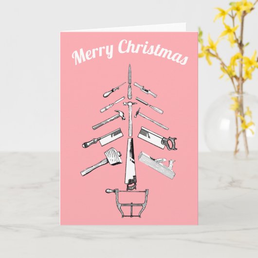 Vintage Schreinerkarte Karte (Gelbe Blume)