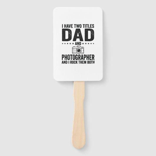 Vintage-Schrift-Daddy-Fotograf-Shirt Design_1 Fächer (Vorderseite)