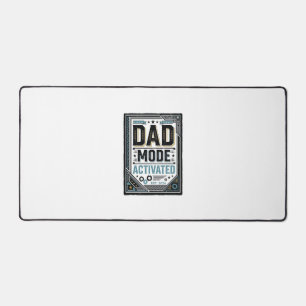 Vintage-Schriftzug-Shirt-Design 'Dad Mode aktivier Schreibtischunterlage