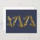 Vintage Schuhe des 19. Jahrhunderts Postkarte (Vorne/Hinten)