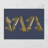 Vintage Schuhe des 19. Jahrhunderts Postkarte (Vorderseite)