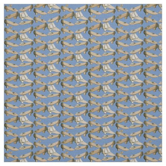 Vintage Schuhe des 19. Jahrhunderts Stoff (Muster)