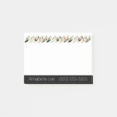 Vintage Schuhe Post-it Klebezettel (Vorderseite)