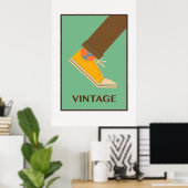 Vintage Schuhe Poster (Heimbüro)