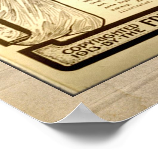 Vintage Schulung Werbung Poster (Ecke)