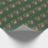Vintage Schundbild - GARTENZWERGE 20 Geschenkpapier (Ecke)