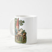 Vintage Schundbild - GARTENZWERGE 20 Kaffeetasse (Vorderseite Links)