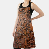 Vintage Schürze aus geschliffenem Leder (InSitu)