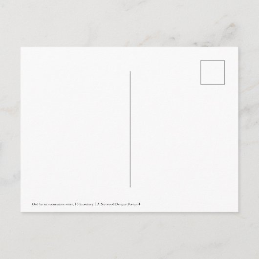 Vintage Schüssel Postkarte (Rückseite)