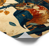 Vintage Schüsselkunst Poster (Ecke)