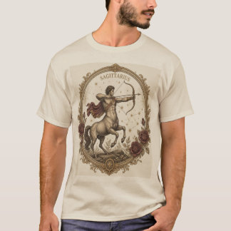Vintage-Schütze-Zodiac-Centaur-Kunst T-Shirt