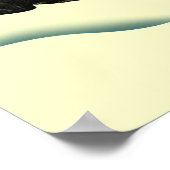 Vintage Schwalbe Vögel Kunst Poster (Ecke)