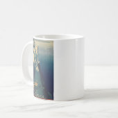 Vintage-Schwalbennest-Burg-Architekturkunst Kaffeetasse (Vorderseite Links)