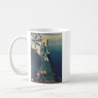 Vintage-Schwalbennest-Burg-Architekturkunst Kaffeetasse