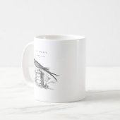 Vintage Schwalbenvogel Kaffeetasse (Vorderseite Links)