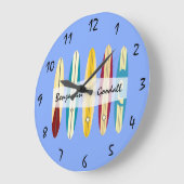 Vintage Schwämme Große Wanduhr (Winkel)