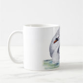 Vintage Schwan-Kaffee-Tasse Kaffeetasse (Links)