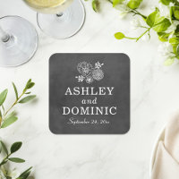 Vintage Schwarz-Halbpension-Monogramm