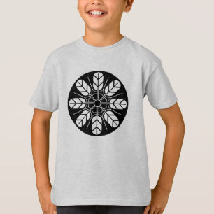 Vintage Schwarz Japan Inoue Mon Oriental T-Shirt