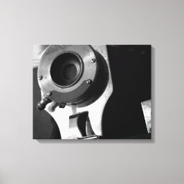 Vintage Schwarz-Weiß-Filmkamera Lens 16x20 Leinwanddruck