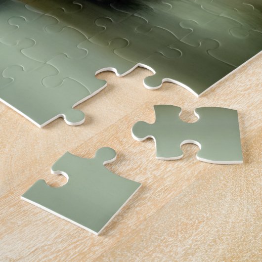 Vintage Schwarz-Weiß-Kätzchen-Stickerei Puzzle (Seite)