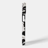 Vintage Schwarz-Weiß-Klassik Case-Mate iPhone Hülle (Rückseite / Rechts)