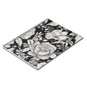 Vintage Schwarz-Weiß-Klassik Notizblock (Linke Seite)