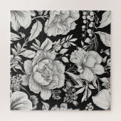 Vintage Schwarz-Weiß-Klassik Puzzle (Horizontal)