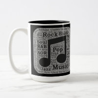 Vintage Schwarz-Weiß-Musik Genres